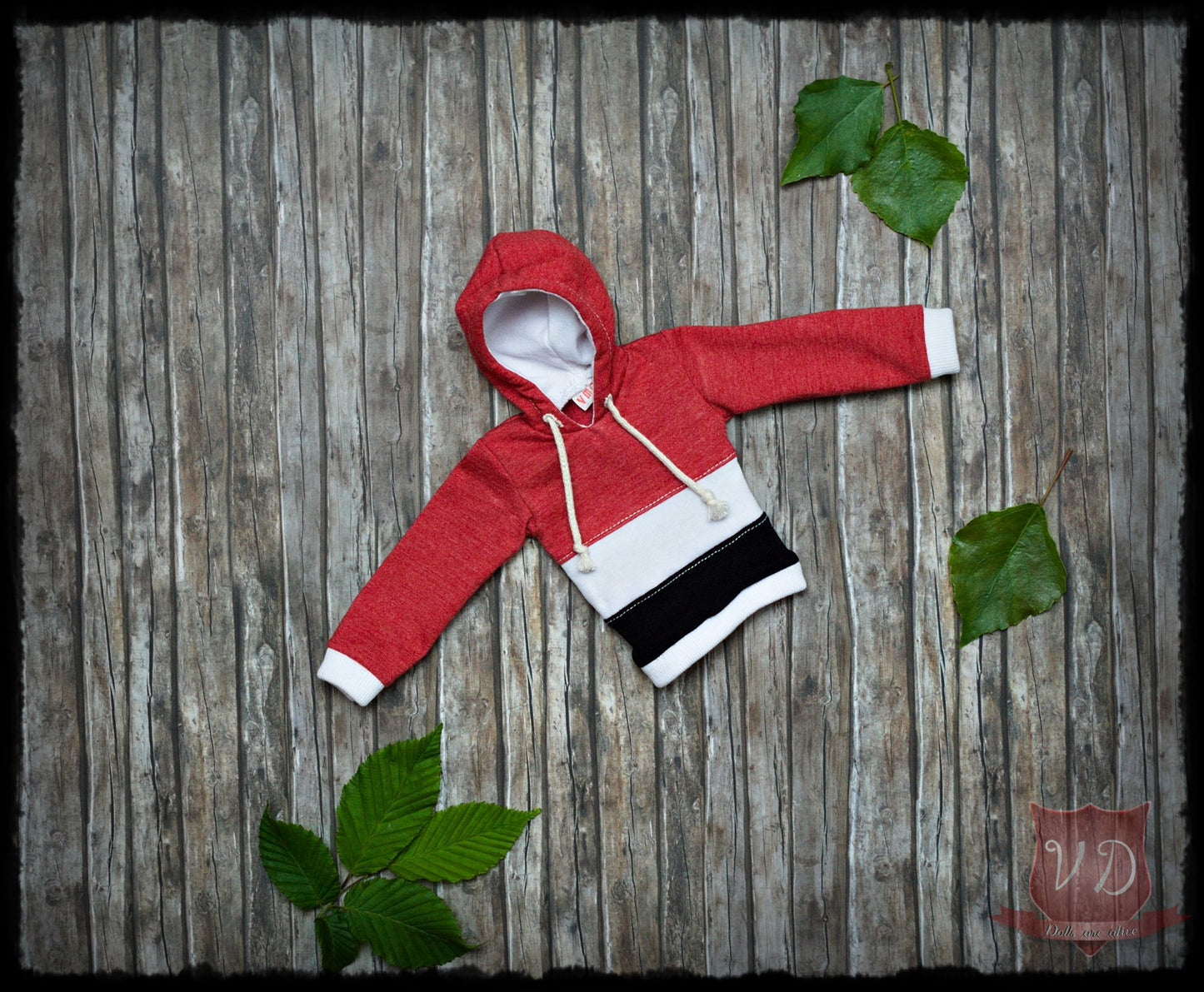 Tricolor String Hoodie Sweater, Jumper in 2 Colours for MSD, Minifee