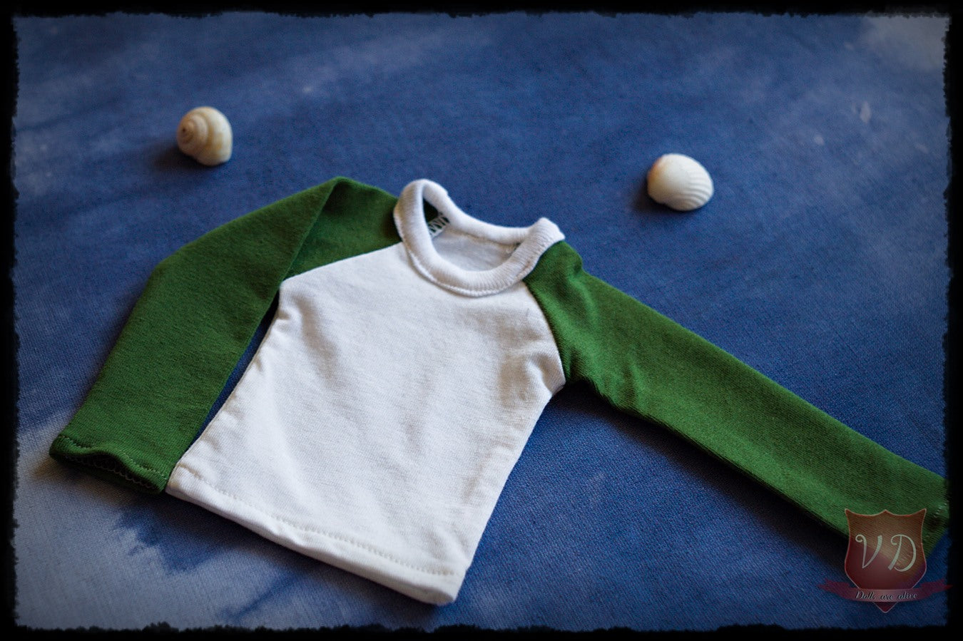 Long Sleeve Raglan Sleeve Baseball T-shirt in 4 Colours for MSD, Minifee, 1/4 BJD doll