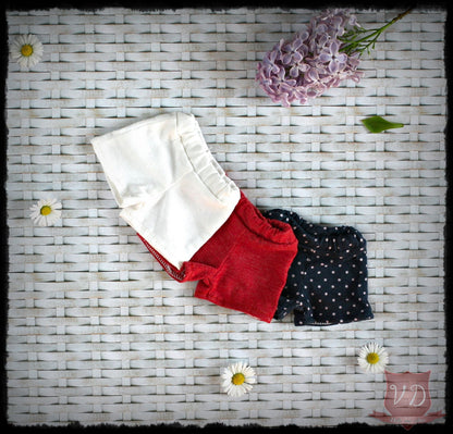 Basic Girl Fit Elastic Jersey Shorts, Hot Pants in 3 Colours, Cute Fashion Summer Shorts for Slim MSD, Minifee, 1/4 BJD