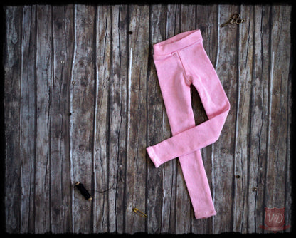 Basic Elastic Stretchy Leggings, Gym Pants, Tights in 11 Colours for Slim MSD, Minifee, 1/4 BJD Doll